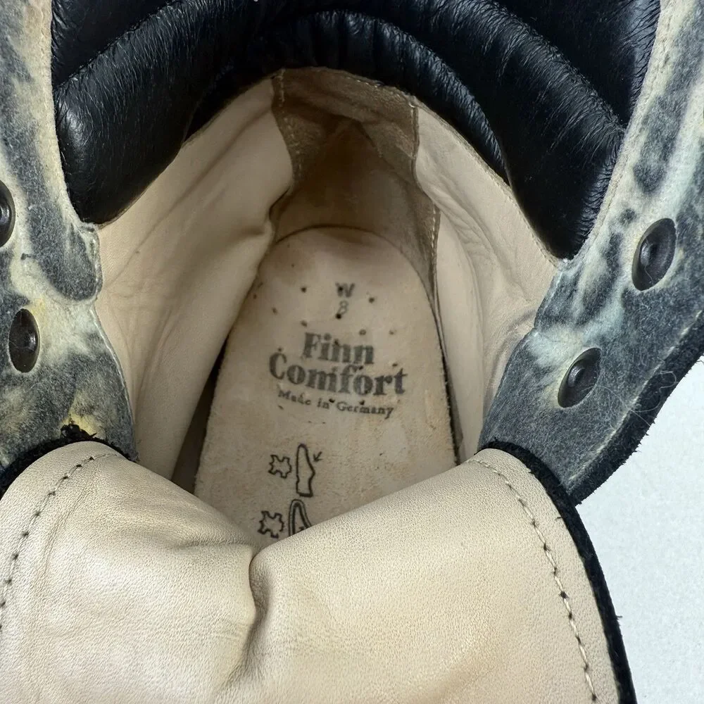Finn Comfort Mens UK8 / US9 Boots Whistler Casual Lace-Up Ankle Outdoor Leather
